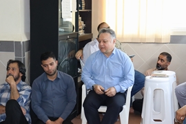 زیارت عاشورا در مرکز آموزشی درمانی شفا